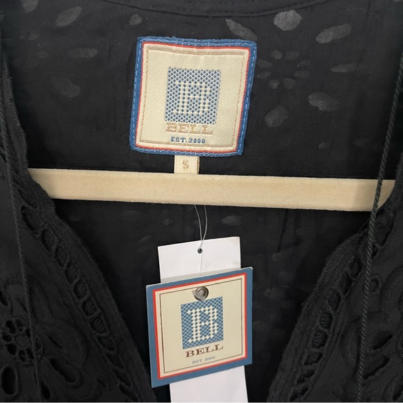 Bell By Alicia Bell Popover Mini Flounce Embroidered Eyelet Dress - Picture 10 of 10